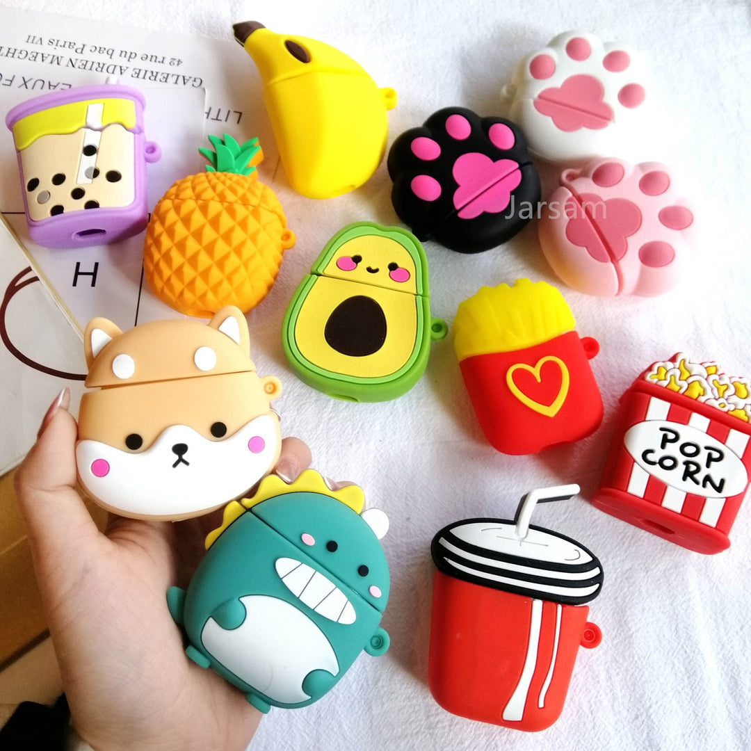 Lisslune | AirPods 2 Silicone Cartoon Design Protective Case Charging Box