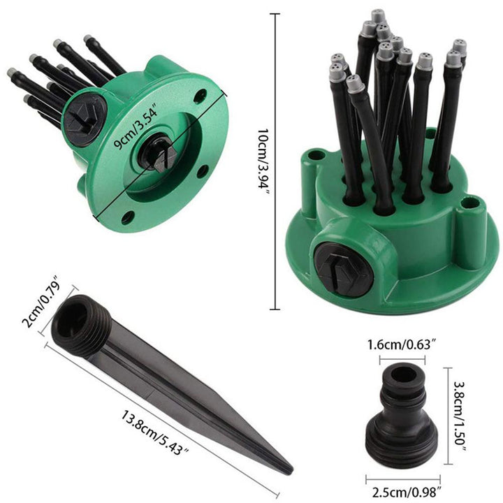 Lisslune | Foldable Pipe Garden Water Sprinkler System