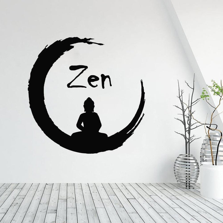 Lisslune | Tranquil Zen Circle Vinyl Decals for Mindful Spaces