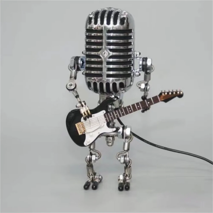 Lisslune | Dimmable Robot Table Lamp with Guitar Design