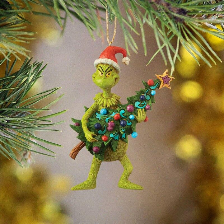 Lisslune | Grinch Christmas Tree Ornament Tag