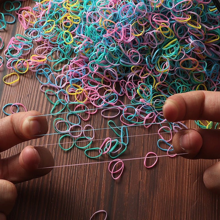 Lisslune | Mini hair bands for toddlers (1000 pieces)