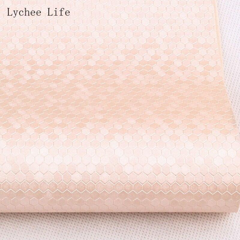 Lisslune | Transform your sewing projects with luxurious honeycomb PVC leather fabric