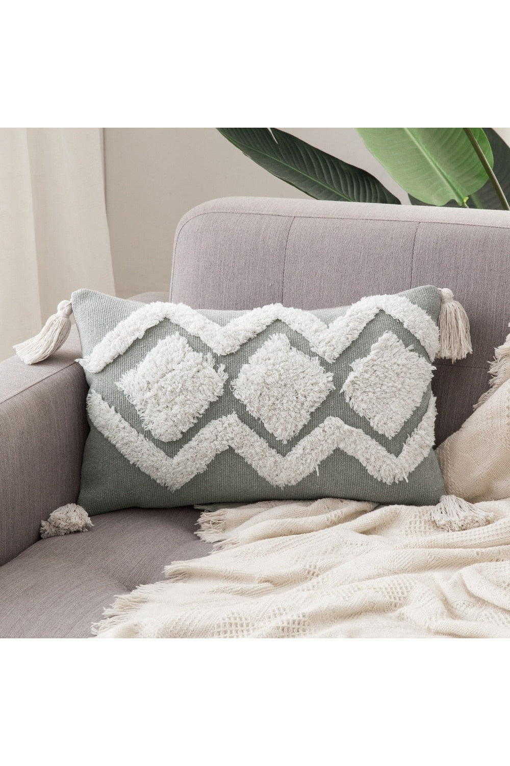 Lisslune | tufted cushion cover