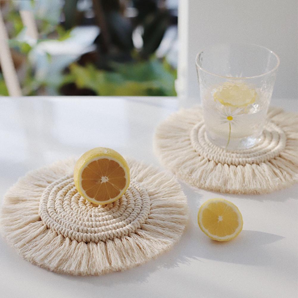 Lisslune | Nordic Macrame Cup Cloth Coaster