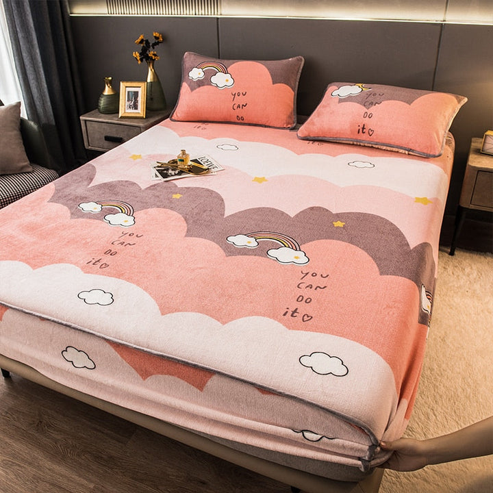Lisslune | Non-Slip Elastic Thick Soft Mattress Cover