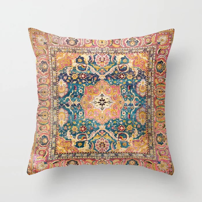 Lisslune | Nordic cushion cover in Moroccan style, Indian boho luxury living room bedroom cushion cover, lumbar pillow, home decoration