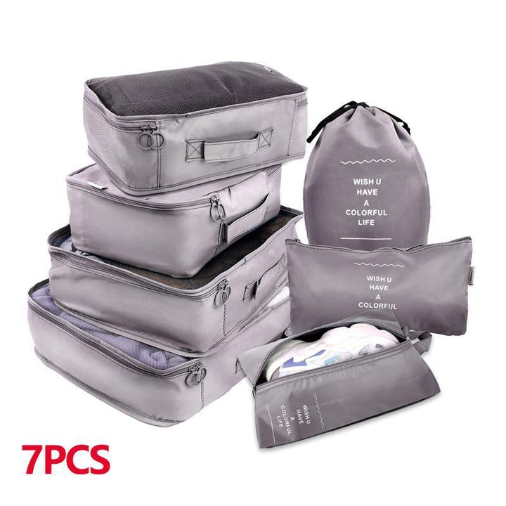 Lisslune | Travel Smart: versatile 8/6/1-piece organizer set for effortless packing
