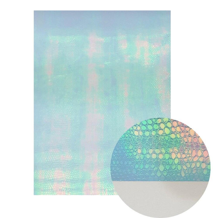 Lisslune | Shiny Ocean Blue Glitter Fabric: Unleash your creative glamour