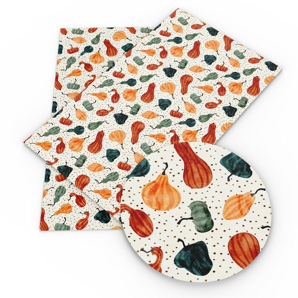 Lisslune | Autumn-inspired Leaf Pattern Synthetic Leather Craft Fabric for DIY and Upholstery