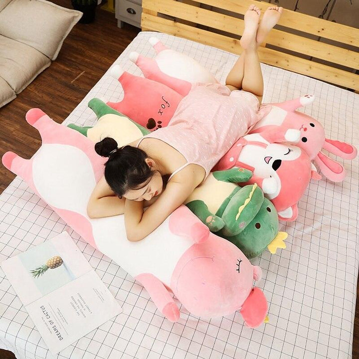 Lisslune | Magical Plush Dino Unicorn Kitty Sleep Pillow