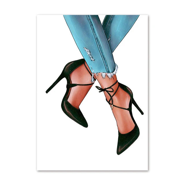 Lisslune | Girl Canvas Poster