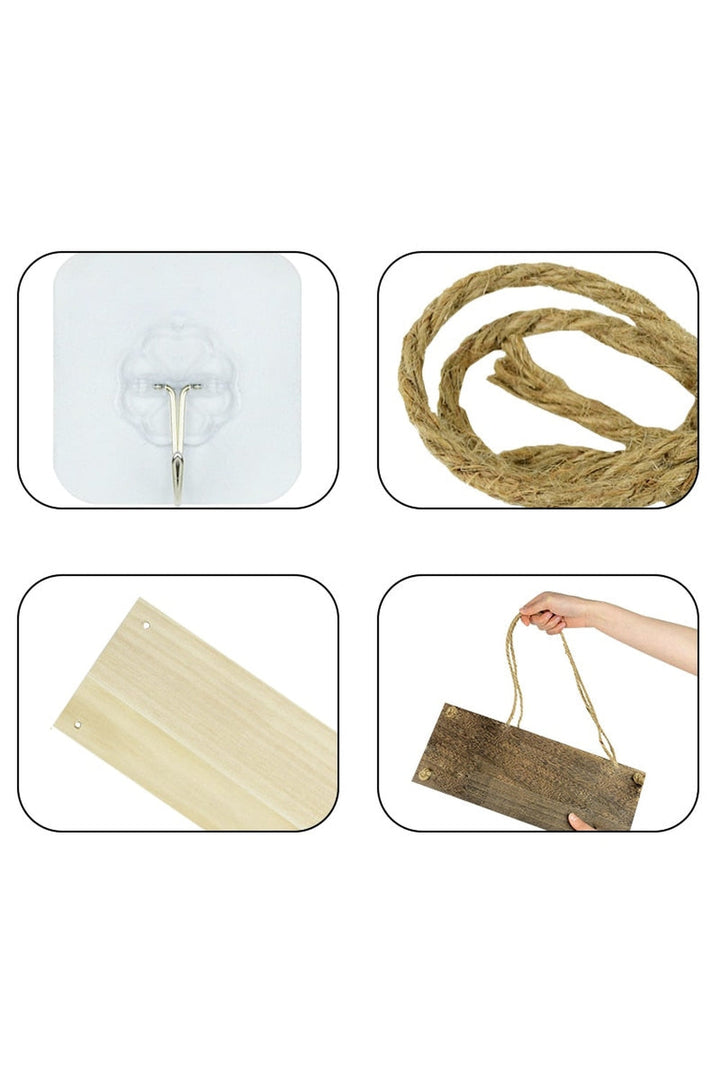 Lisslune | Aesthetic wooden swing wall shelf