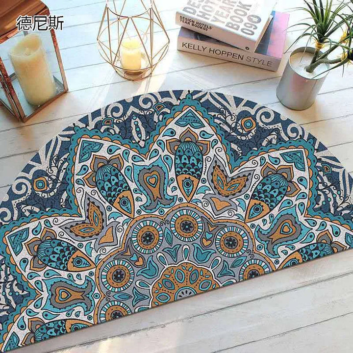 Lisslune | Bohemian non-slip semicircular doormat