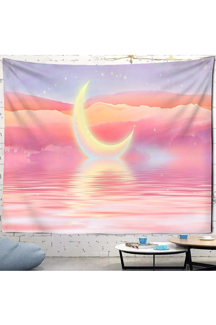 Lisslune | Pink Wall Tapestry