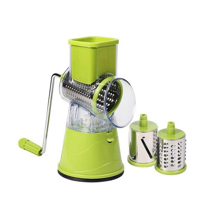 Lisslune | Hand-crank vegetable slicer with 3 attachments