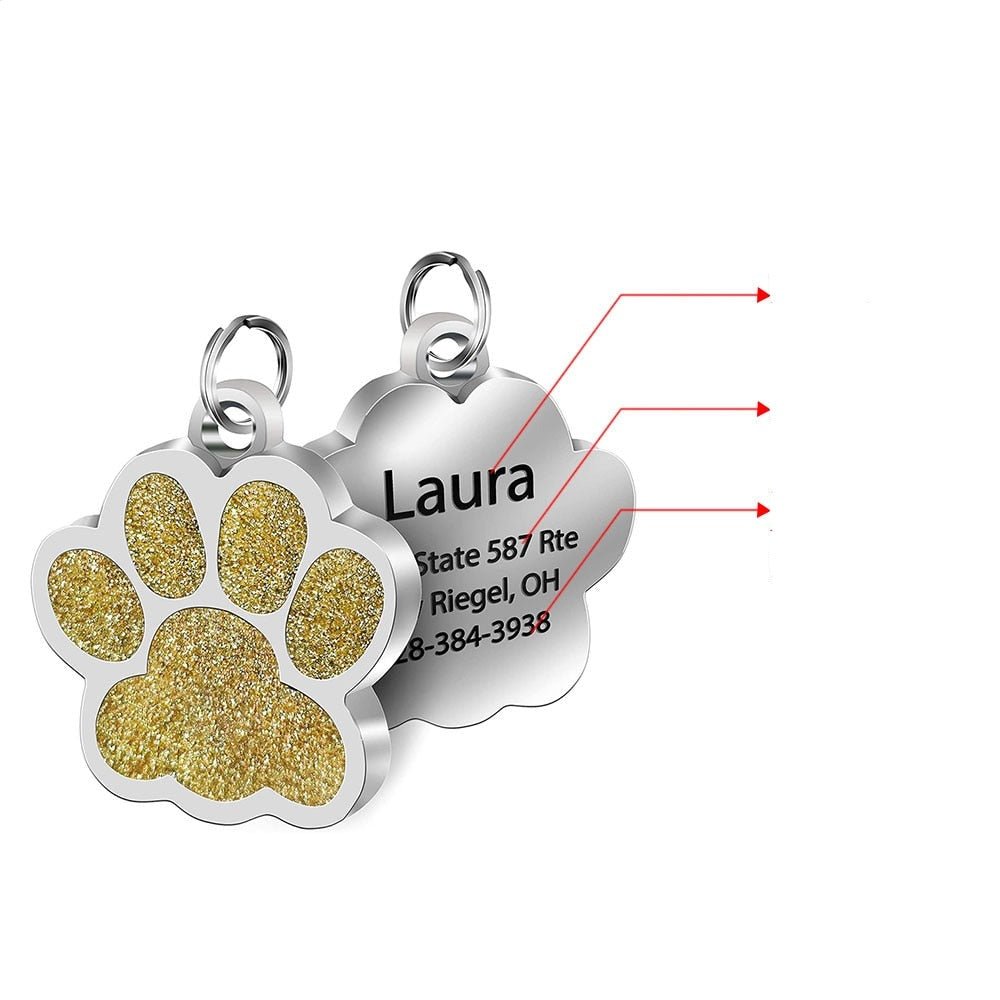 Lisslune | Personalized cat and dog collar tags