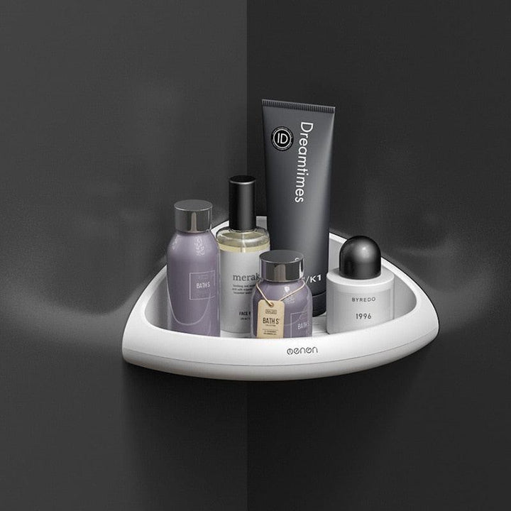 Lisslune | Chic Geometric Triangular Bathroom Wall Organizer: Luxury Storage Solution
