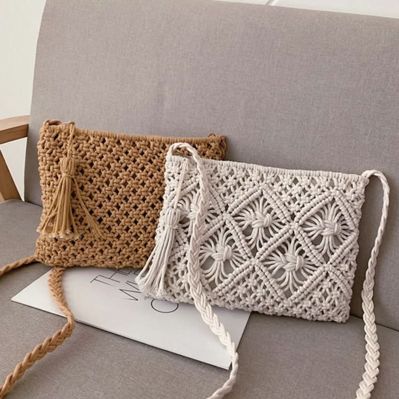 Lisslune | Woven Shoulder Bag for Women – Summer Boho Style