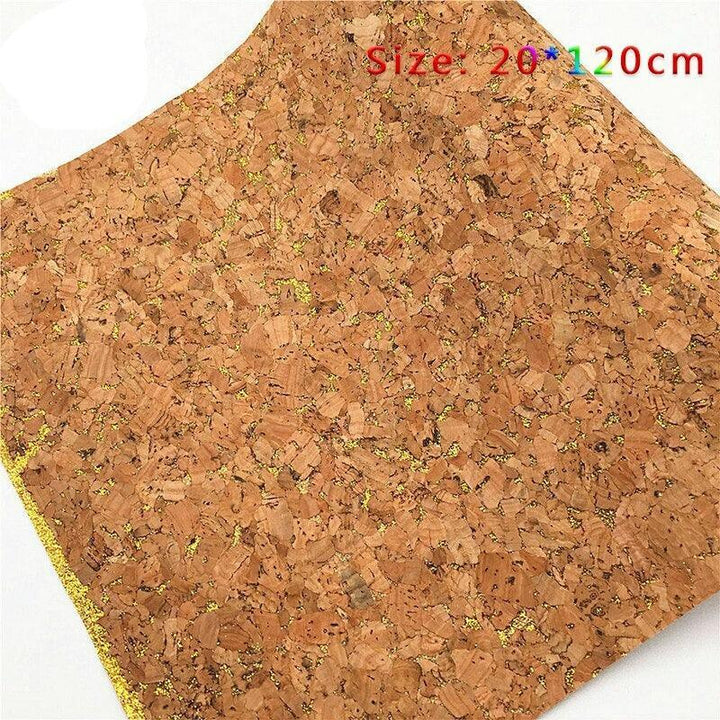 Lisslune | Printed Cork Leather Craft Material - 20cm x 120cm for DIY Projects
