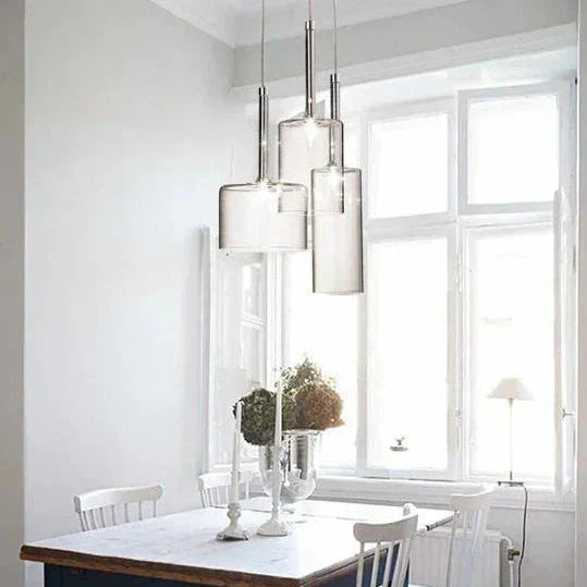 Lisslune | Pendant lamp for the dining table made of glass