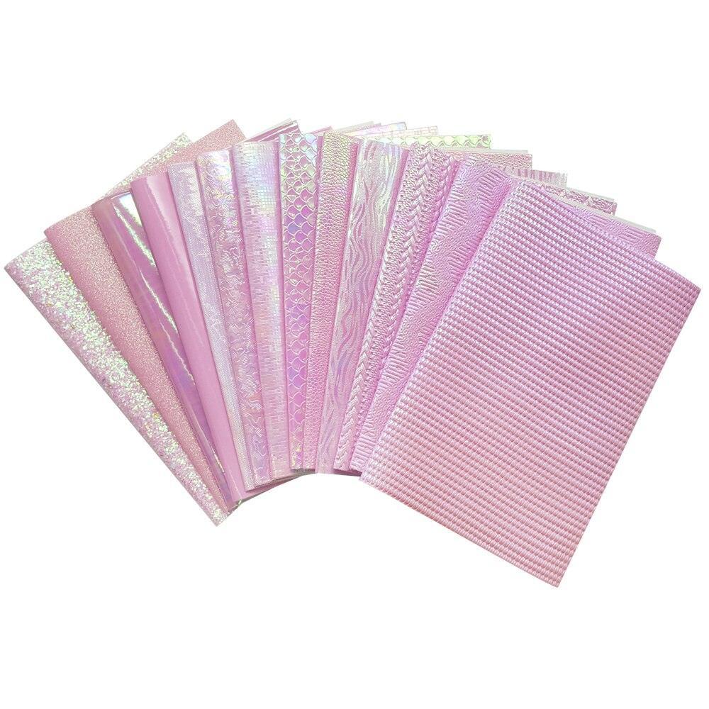 Lisslune | Sparkling Pink Holographic Vinyl Fabric Collection - Perfect for DIY Creations
