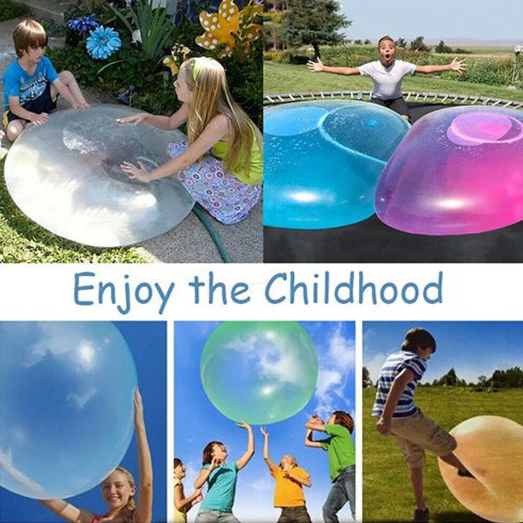 Lisslune | WobbleBubble – Giant Inflatable Play Ball for Kids Aged 5+ | Encourages Movement, Balance & Outdoor Fun