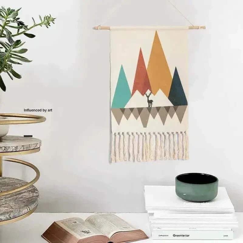 Lisslune | Macrame Hanging Cotton Rug