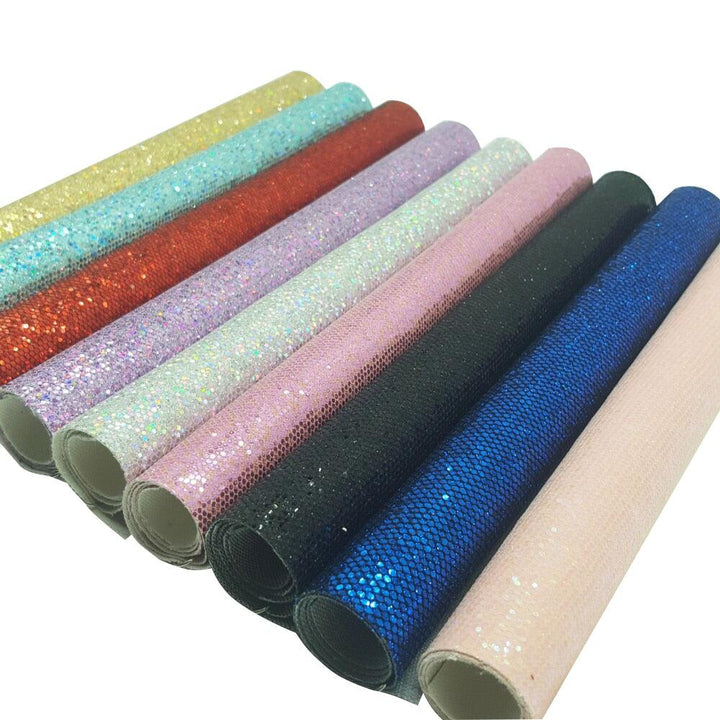Lisslune | Shiny Synthetic Leather A4 Craft Sheets: Ignite Your Imagination