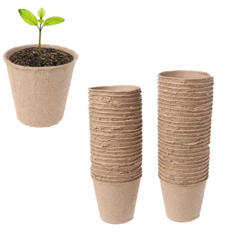 Lisslune | Biodegradable peat plant pots: Grow your garden with eco-friendly style