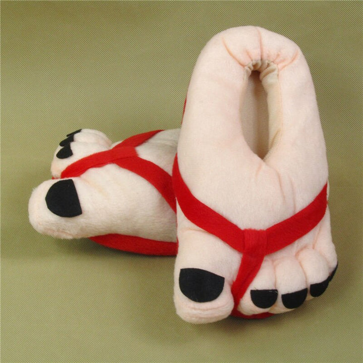Lisslune | Funny Giant Foot Plush Winter Oversized Slipper