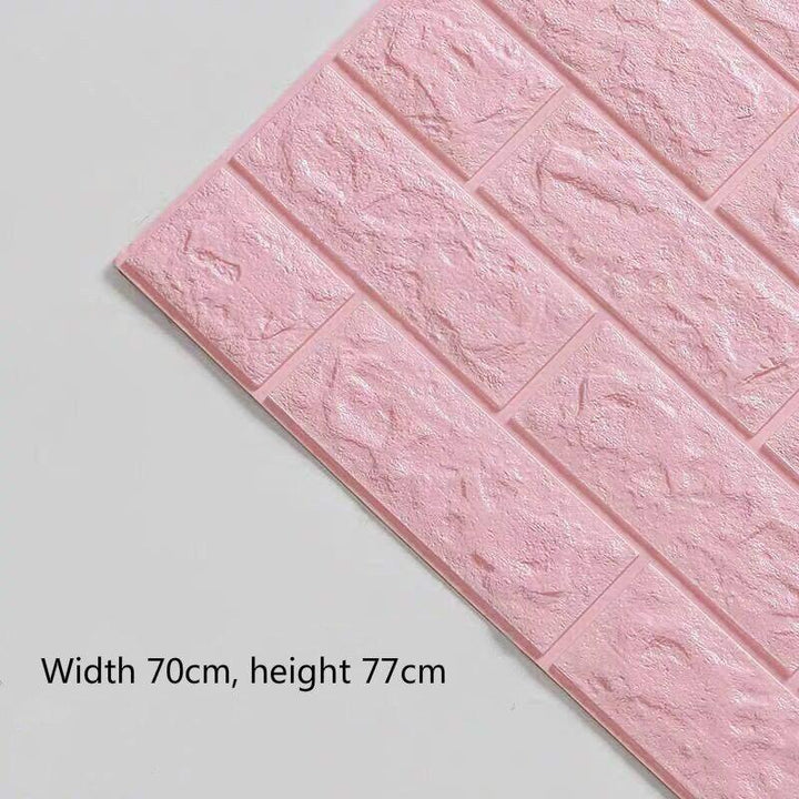 Lisslune | Change your space with chic 3D brick self-adhesive wallpaper - modern minimalism