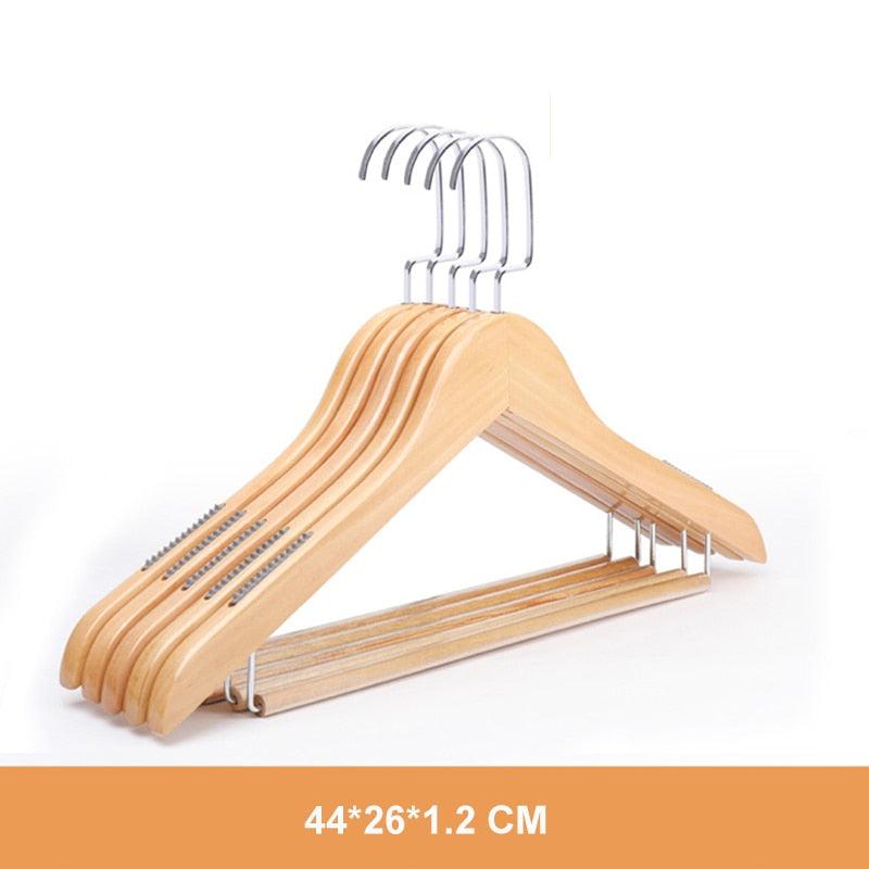 Lisslune | Rotating lotus wood hanger with non-slip swivel hook for ultimate closet organization