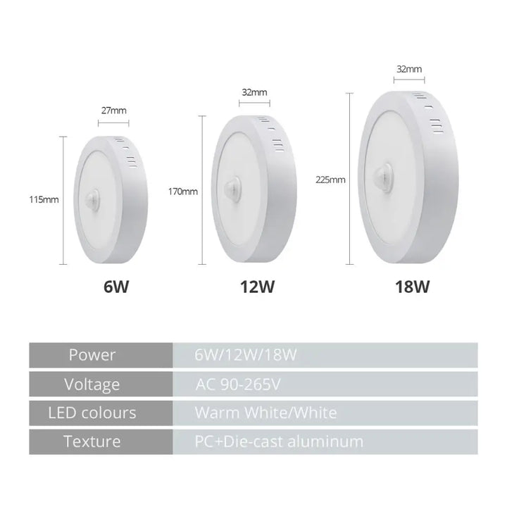 Lisslune | Motion Sensor LED Ceiling Lights – Smart Lighting for Your Home