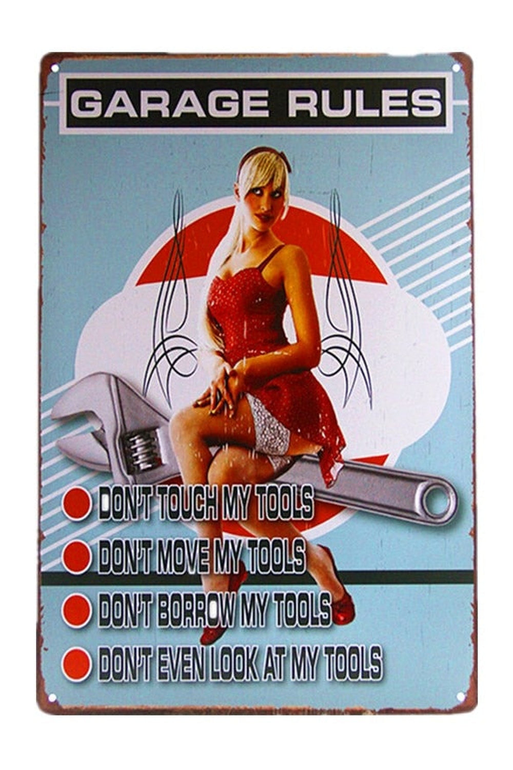 Lisslune | Service Girl Vintage Poster