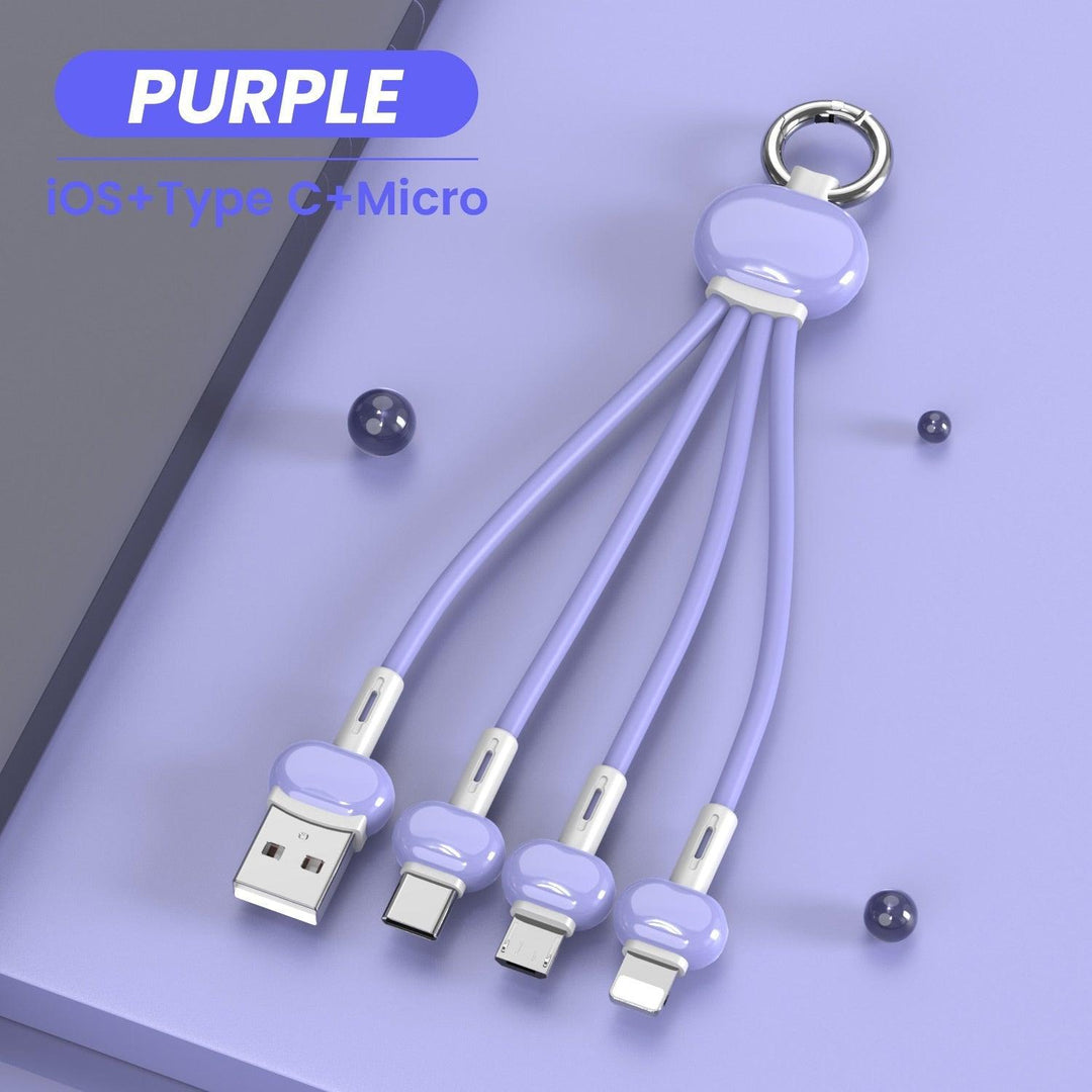 Lisslune | Compact Keychain USB Charger for iPhone and Xiaomi Redmi - Ultimate Travel Charging Solution