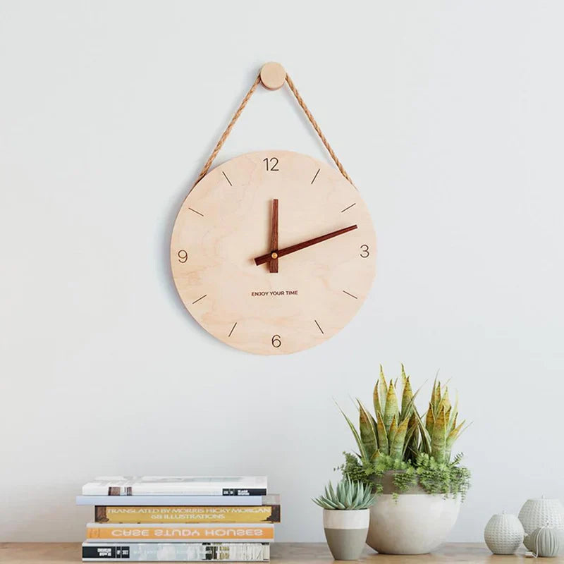 Lisslune | WoodHush Minimalistic Wall Clock
