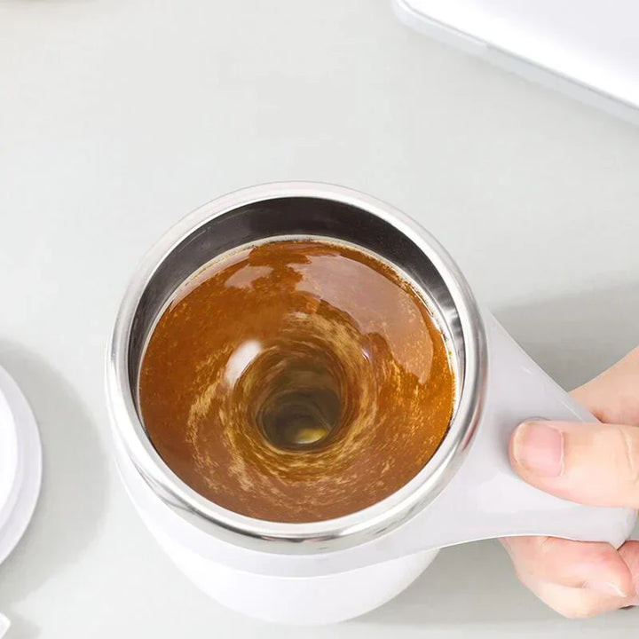 Lisslune | Automatic Stirring Thermos Mug with One-Button Control