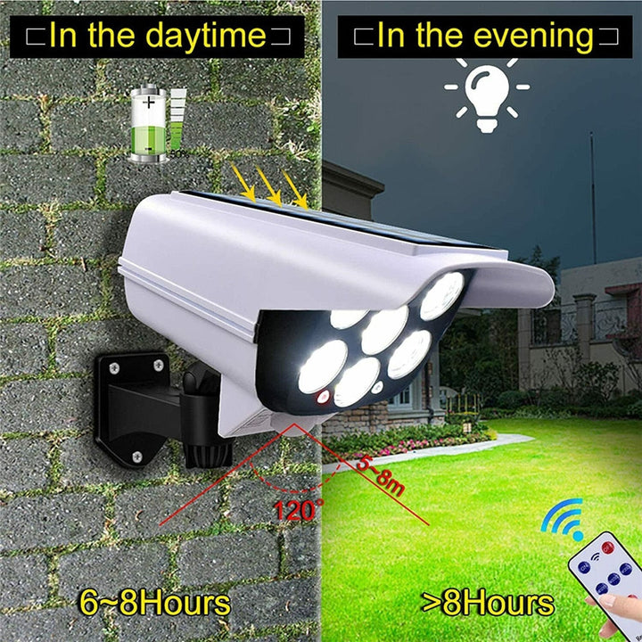 Lisslune | Solar Motion Sensor Dummy Security Camera Light