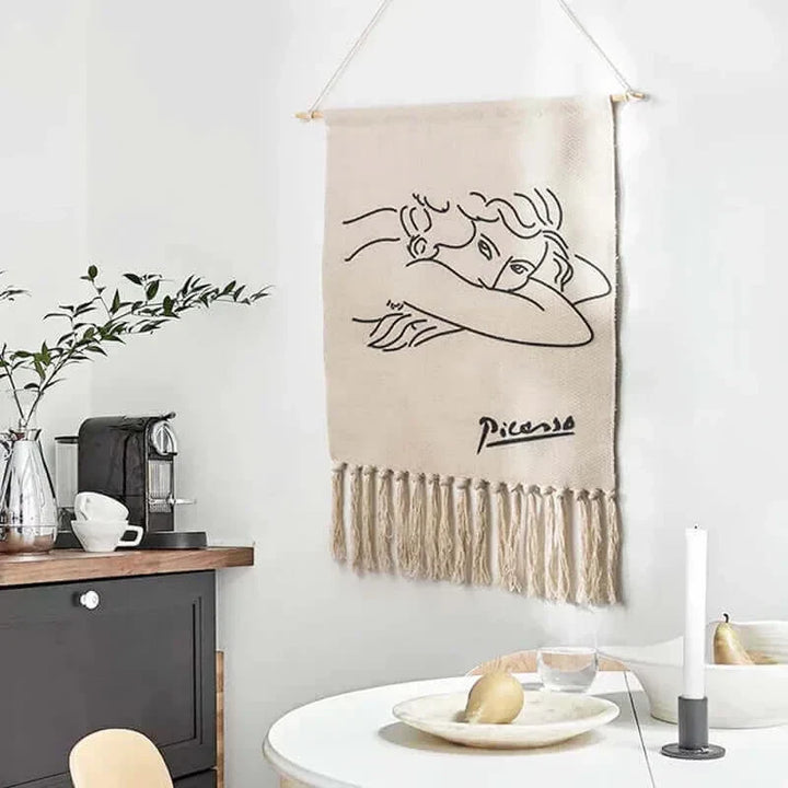 Lisslune | Macrame Hanging Cotton Rug