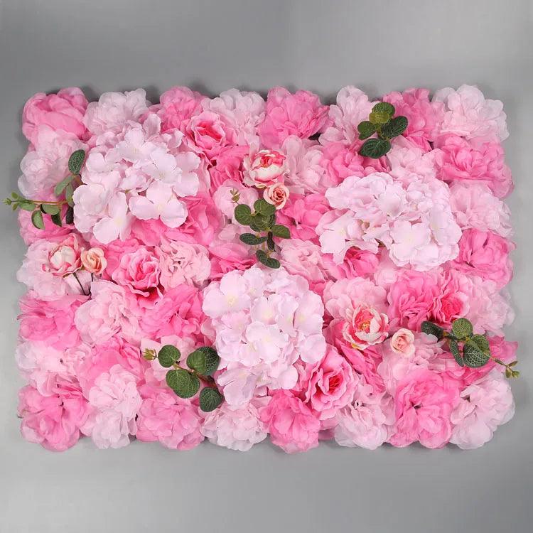 Lisslune | Elegant Flower Wall Art Handmade with Cotton, Silk and Artificial Flowers