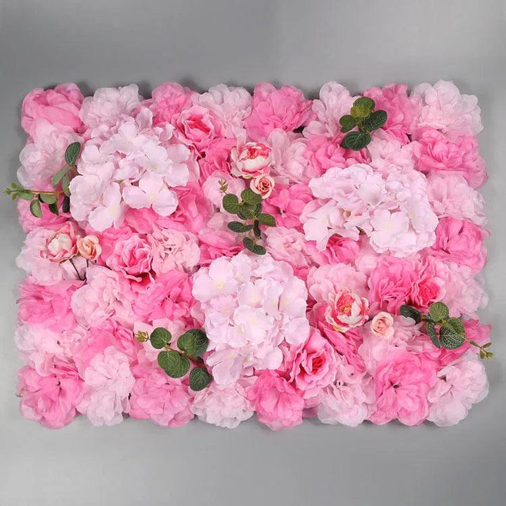 Lisslune | Elegant Flower Wall Art Handmade with Cotton, Silk and Artificial Flowers