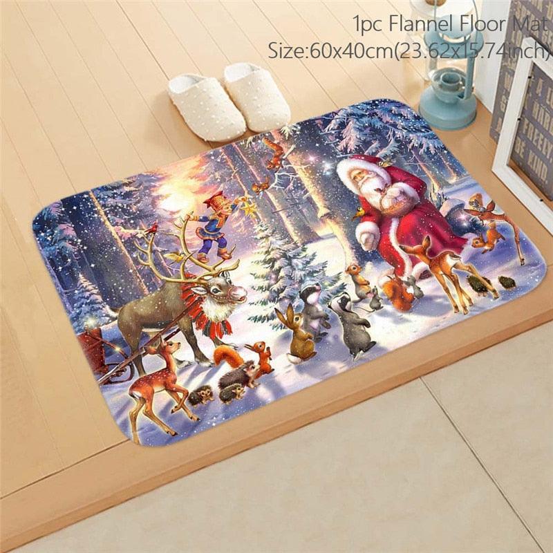 Lisslune | Cheerful Holiday Doormat for a Cheerful Welcome