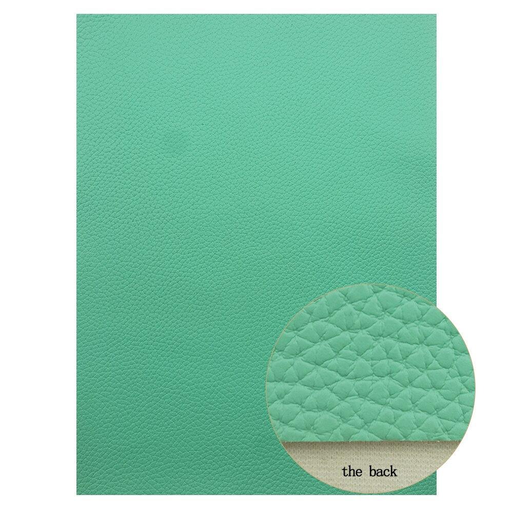 Lisslune | Lustrous Green Glitter Snake Skin Synthetic Leather Bow Craft Kit