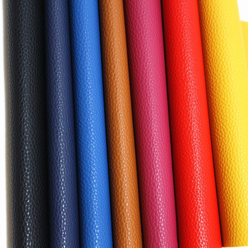 Lisslune | Elegant Lychee Pattern Vegan Leather Craft Sheet - A4 Size for Creative Projects