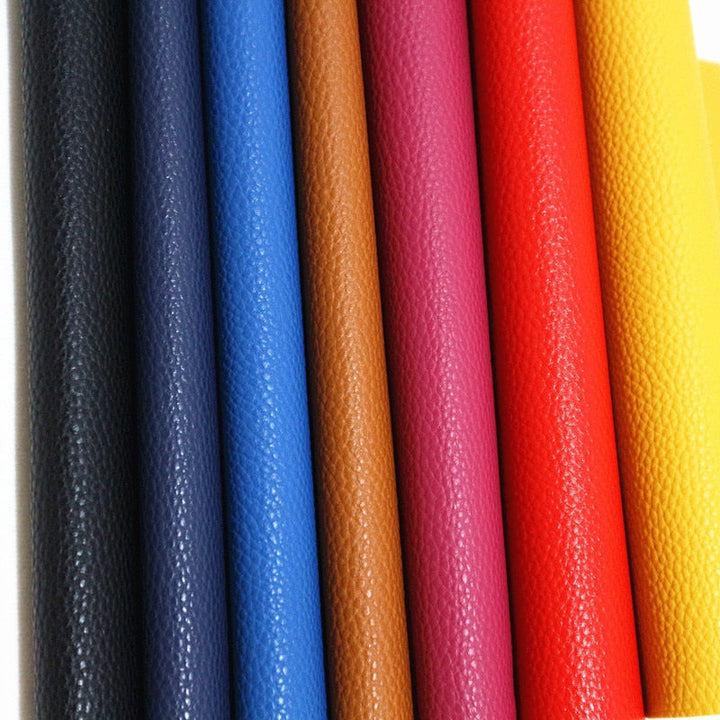 Lisslune | Elegant Lychee Pattern Vegan Leather Craft Sheet - A4 Size for Creative Projects
