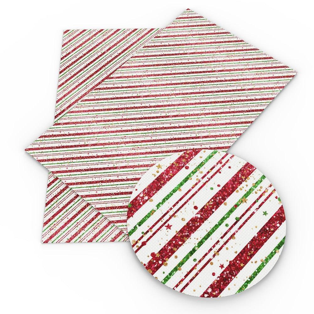 Lisslune | Crimson Holiday Synthetic Leather Craft Set - DIY Festive Fabric Set