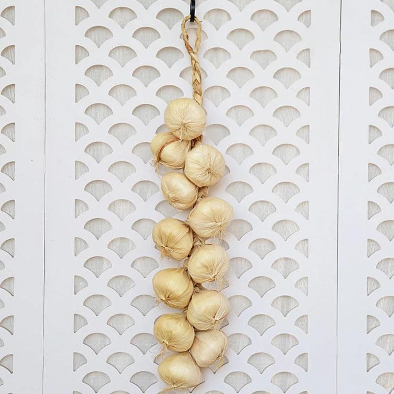 Lisslune | Life-like Garlic String Decoration for Home, Garden and Event Style – M6CE