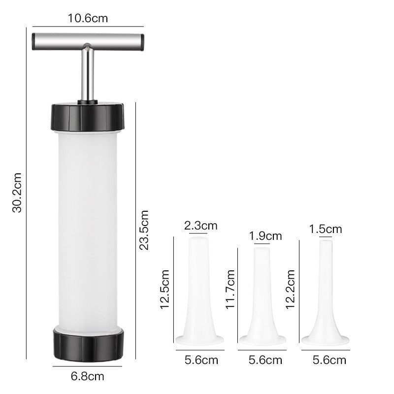 Lisslune | Homemade Sausage Meat Maker Syringe Tool