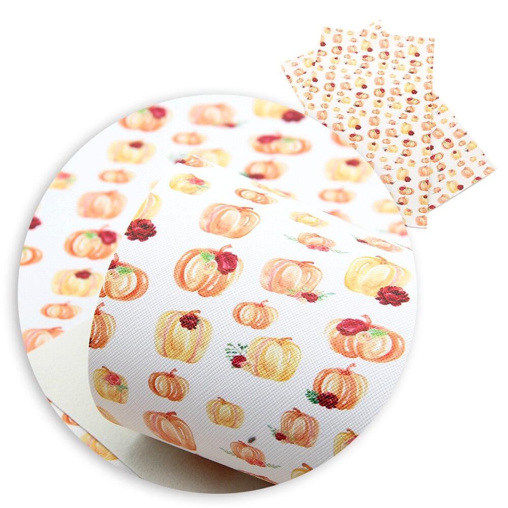 Lisslune | Autumn-inspired Leaf Pattern Synthetic Leather Craft Fabric for DIY and Upholstery
